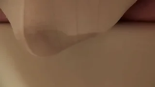 peeing in white underpans over sink